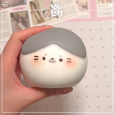 Hachimi Squishy Seal Animal Cupcake