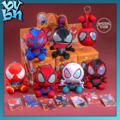 Marvel SpiderMan Cosbi Plush Keychain Collection