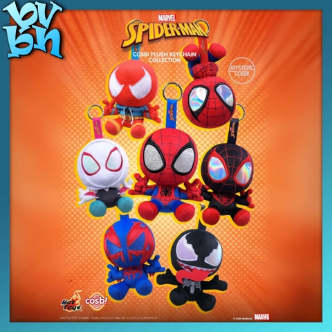 Marvel SpiderMan Cosbi Plush Keychain Collection