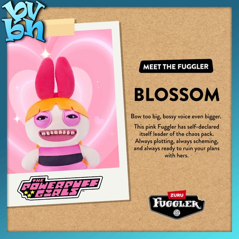 FUGGLER SERIES 1 POWERPUFF GIRLS PLUSH SIZE 9