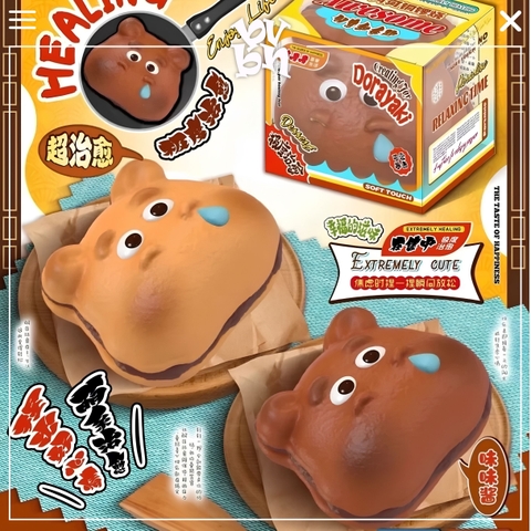 Mido Hippo Dorayaki Squishy ( Chính Hãng )