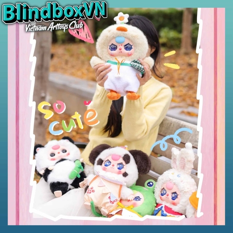 Baby Three 400% Version 2 Plush Doll Series Blindbox ( Chính hãng )