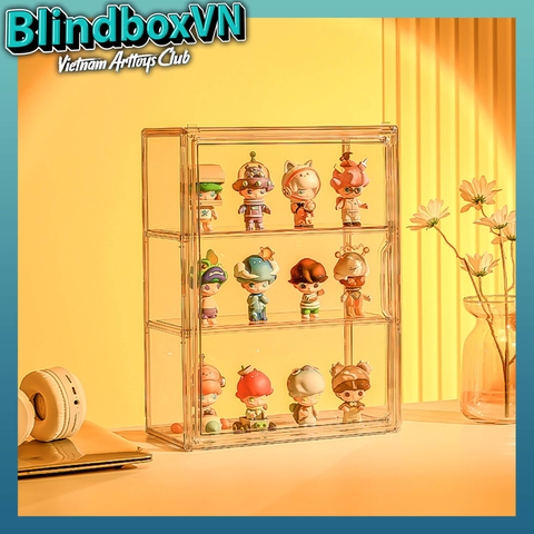 Hộp trưng bày trong suốt 3 tầng