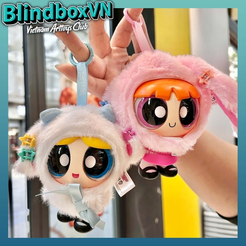 TOPTOY The Powerpuff Girls Cloak Doll Series Plush Pendant Blind Box