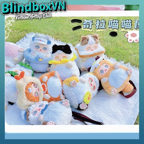 Blindbox Quilla Meow Plush Zipper Backpack 600%