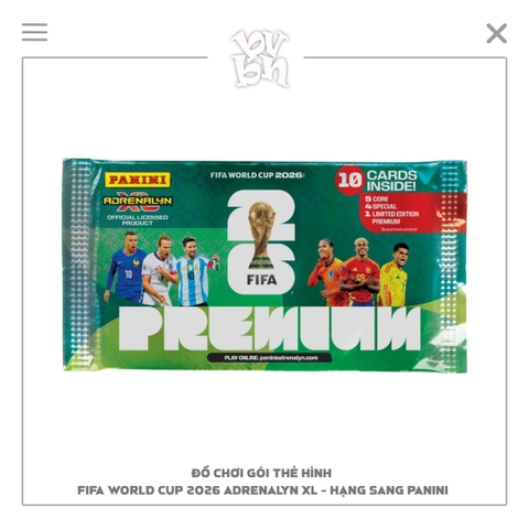 Đồ Chơi Gói Thẻ Hình FIFA World Cup 2026 Adrenalyn XL - Hạng Sang PANINI