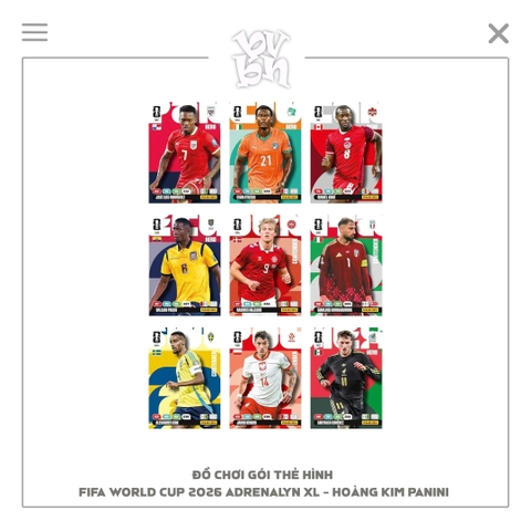 Đồ Chơi Gói Thẻ Hình FIFA World Cup 2026 Adrenalyn XL - Hoàng Kim PANINI