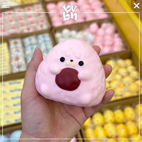 Hachimi Squishy Onigiri Pink ( Chính hãng )