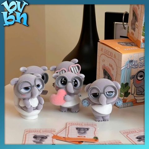 Little Cowardly Malayan Tapir Flocking Figure Blindbox Series