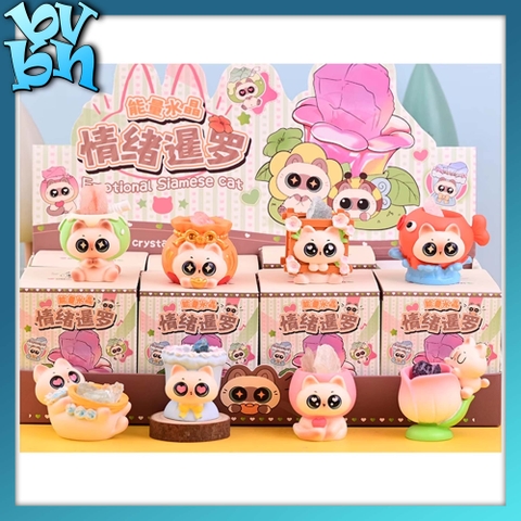 Mô Hình Đá Năng Lượng Mèo Siam Blindbox Series