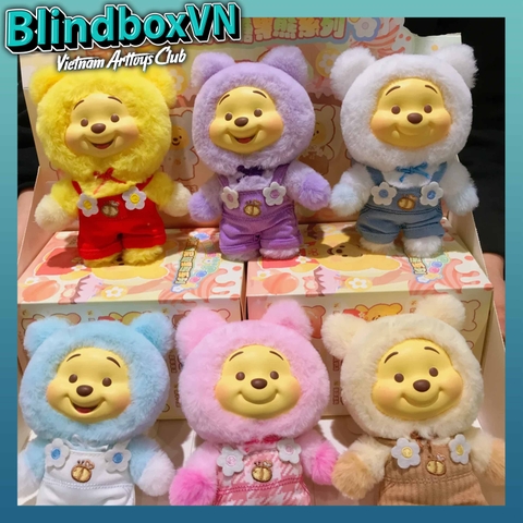 Disney Winnie the Pooh Candy Bear Series Vinyl Plush TOPTOY ( Chính Hãng )