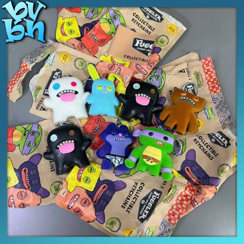 FUGGLER KEYCHAIN SPONGEBOB X TURTLES NINJA SERIES 2