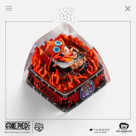 One Piece Collection 2 : PORTGAS.D.ACE Keycap