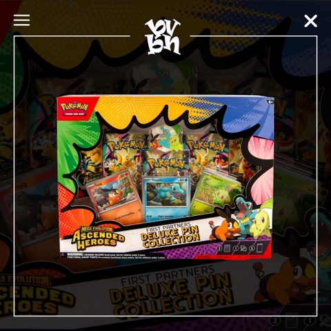 Pokémon TCG Mega Evolution Ascended Heroes Deluxe Pin Collection Box