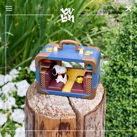 SNOOPY Antique Diorama Collection Series Blindbox RE-MENT