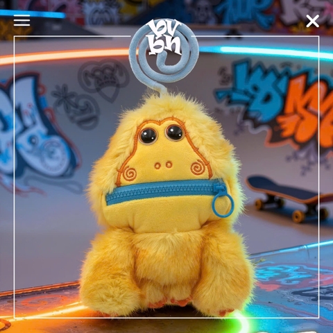 Nom Bad Mood Squeaky plush pendant Blind box