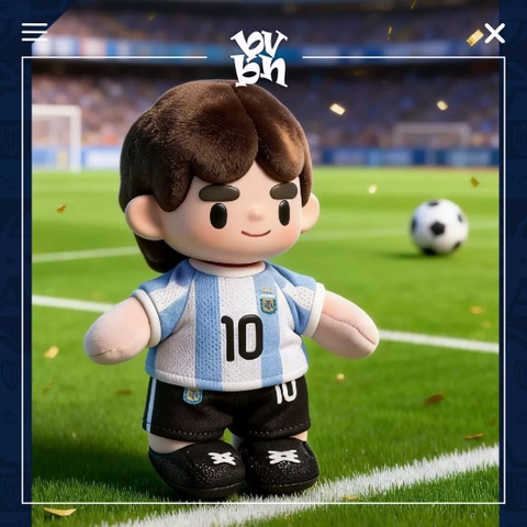 Argentina Messi National Team 2026 FIFA World Cup Series Plush Pendant Blind Box