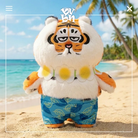 I'm not Fat Tiger-Tropical series plush Blind Box