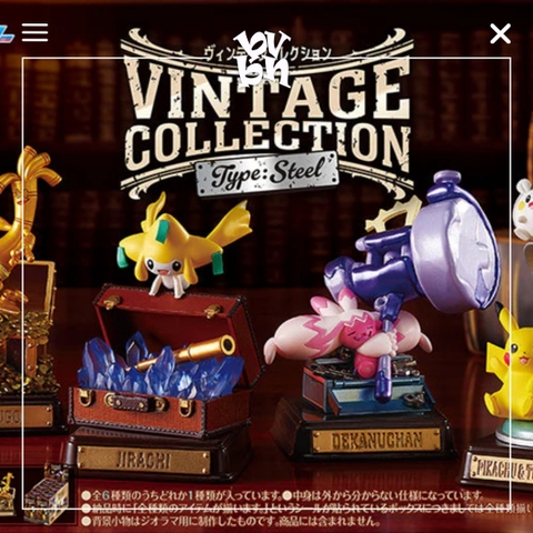 POKÉMON Vintage Collection Type:Steel Series Blindbox RE-MENT