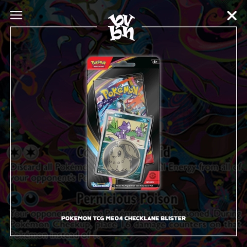 Pokemon TCG ME04 Checklane Blister