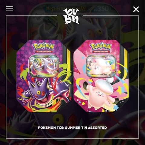 POKEMON TCG SUMMER TIN 26Q2 ASST