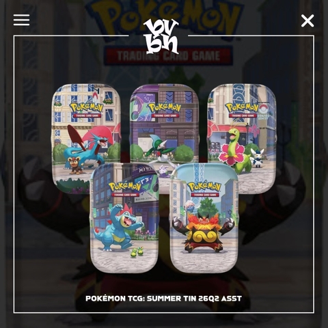 POKEMON TCG MINI TINS 26Q2 ASST DISP