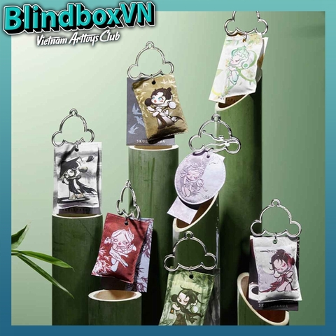 SKULLPANDA The Ink Plum Blossom Series-Sachet Pendant Blind Box ( Chính Hãng )