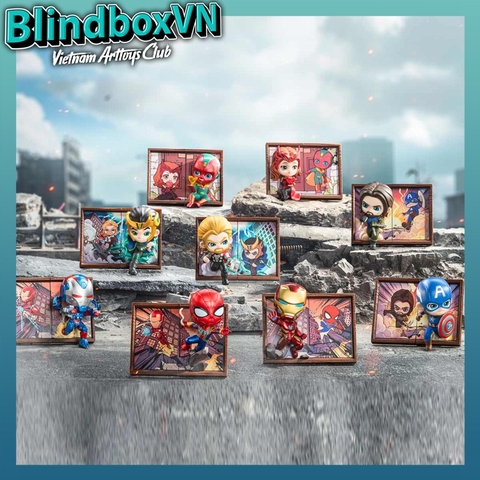 Marvel Photo Frame Series Figures POPMART ( Chính Hãng )