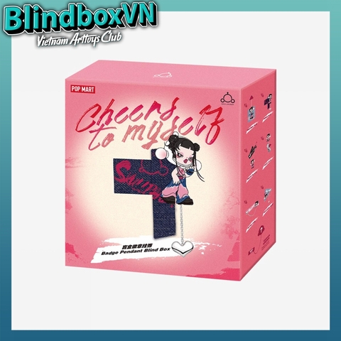 SKULLPANDA CHEERS TO MYSELF SERIES-Badge Pendant Blind Box