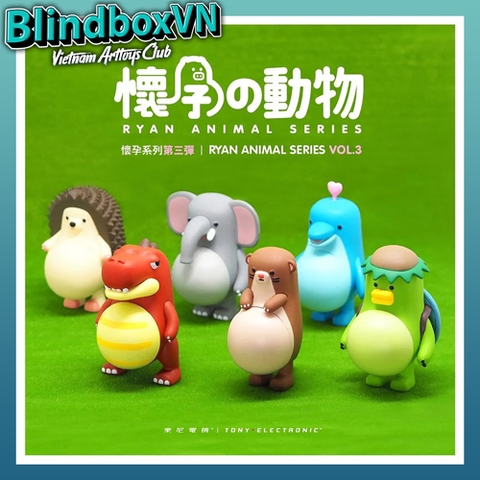 BLIND BOX CÓ BẦU RYAN ANIMAL SERIES 3
