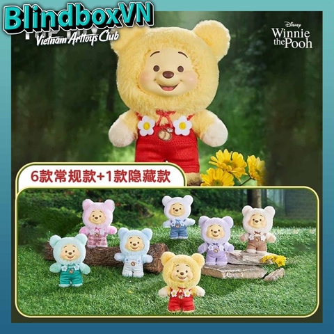 Disney Winnie the Pooh Candy Bear Series Vinyl Plush TOPTOY ( Chính Hãng )