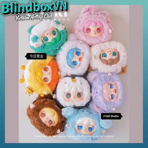 Yooki First Generation Cute Mix Pass Plush Series Blind Box