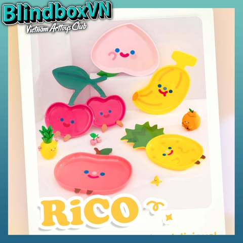 RiCO Fruit Series Multifunction Special-Shaped Plate Blind Box FUN ( Chính Hãng )