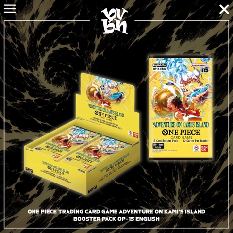 One Piece Trading Card Game Adventure on KAMI's Island Booster Pack OP-15 English