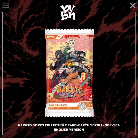 NARUTO Smriti Collectible Card-Earth Scroll-002-SEA English Version
