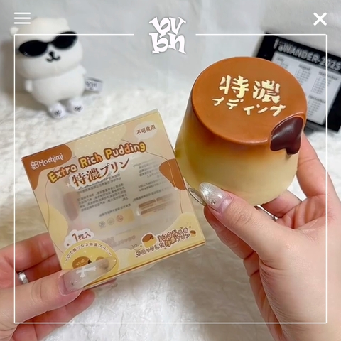 Hachimi Squishy Extra Rich Pudding