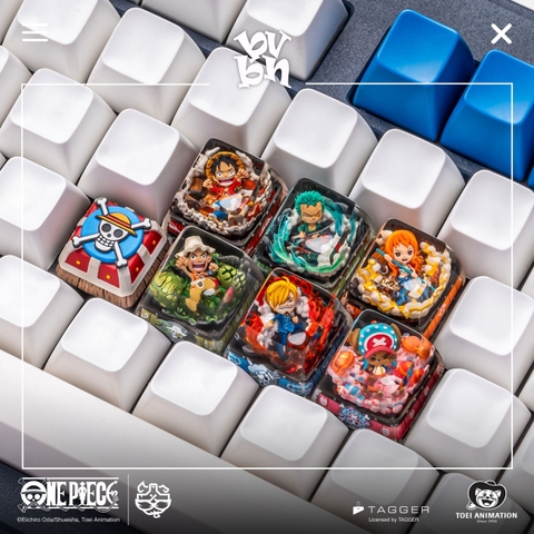 One Piece Collection 1 - Artisan Keycap - Dwarf Factory