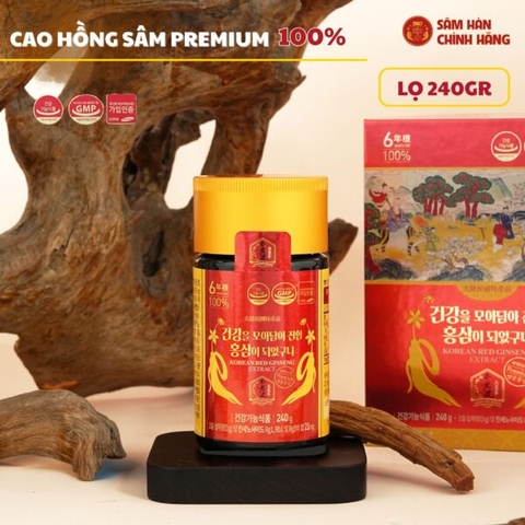 Cao hồng sâm Hàn Quốc 240g – 7mg/g (New) – Daedong