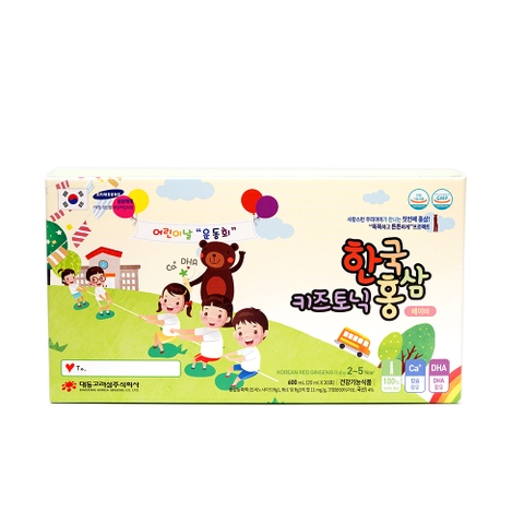 Hồng sâm trẻ em Hàn Quốc 2-5 tuổi Jelly DKG (thạch stick)