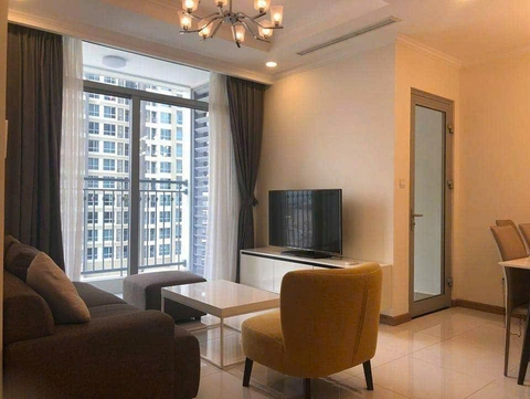 CHO THUÊ CĂN HỘ LẦU CAO NHÀ ĐẸP VINHOMES CENTRAL PARK 2 PHÒNG NGỦ ĐẦY ĐỦ NỘI THẤT