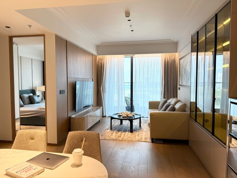 CHO THUÊ CĂN HỘ CAO CÂP 1 PHÒNG NGỦ FULL NỘI THẤT GRAND MARINA