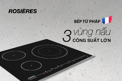 Bếp từ 3 vùng nấu RPIF342
