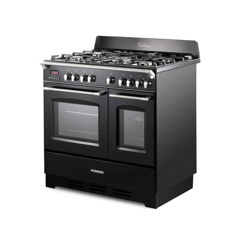 Bếp gas 5 vùng nấu kết hợp 2 lò nướng Rosières RGM95D2SB - Nhập khẩu chính hãng