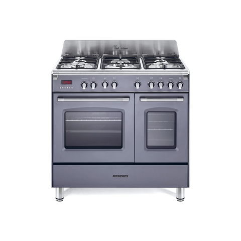 Bếp gas 5 vùng nấu kết hợp 2 lò nướng Rosières RGM95D2SG - Nhập khẩu chính hãng