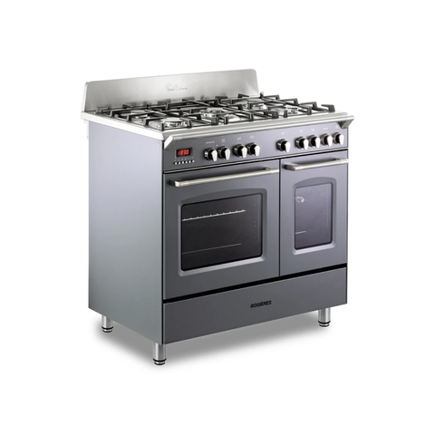 Bếp gas 5 vùng nấu kết hợp 2 lò nướng Rosières RGM95D2SG - Nhập khẩu chính hãng