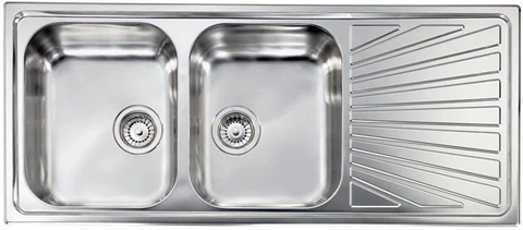 Chậu rửa inox 2 hố CM Cometa 011447