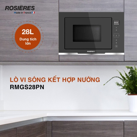 Lò vi sóng kết hợp nướng 28 lít RMGS28PN - Nhập khẩu chính hãng
