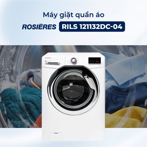Máy giặt Rosières 11kg RILS 121132DC-04 - Nhập khẩu chính hãng