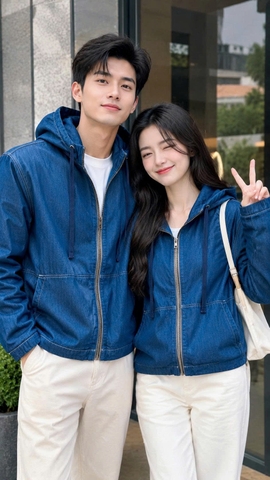 Men-Couple Denim Jacket - Áo Khoác Đôi Gootik Fashion