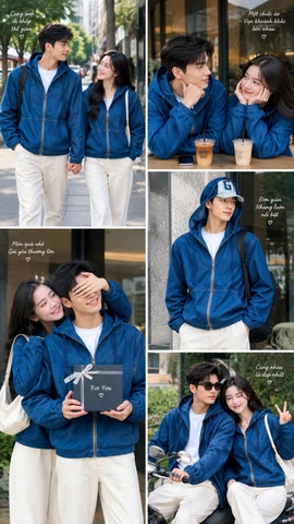 Women - Couple Denim Jacket - Áo Khoác Đôi Gootik Fashion